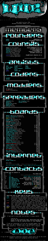 wOe 12/96 member/site listings by dreadnought