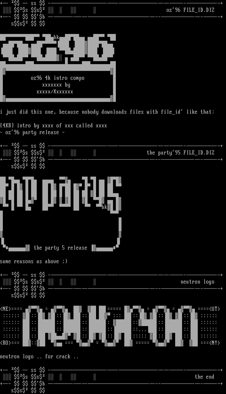 ascii cluster by blackknight