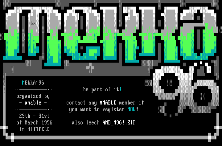 mekka'96 promotional by blackknight