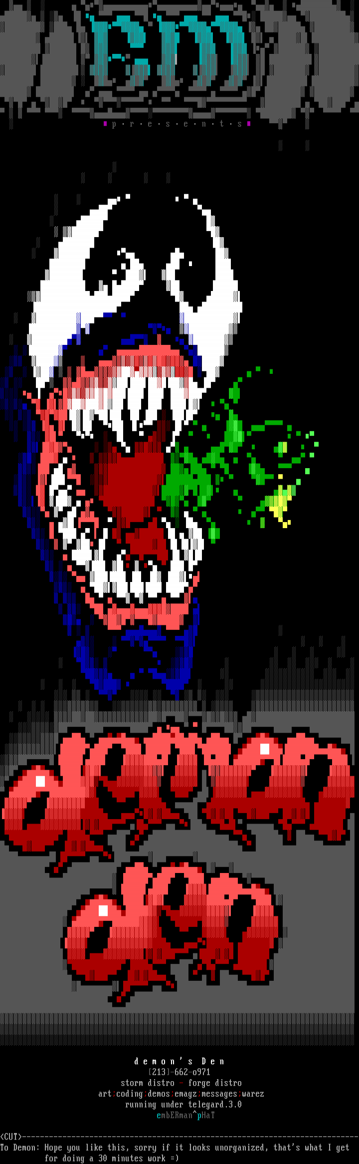Demon's Den Logon by embERman