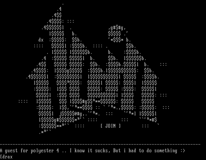 guest polyester ascii by drax