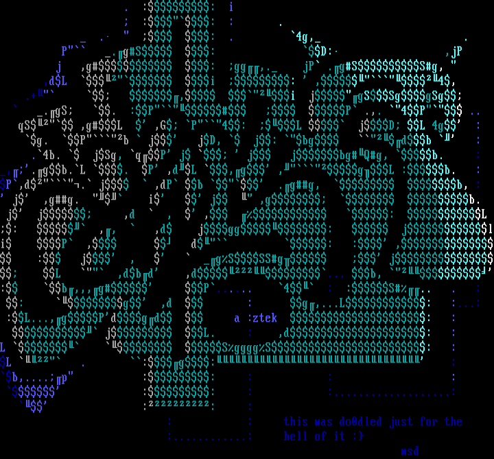 aztek? by mr. self destruct