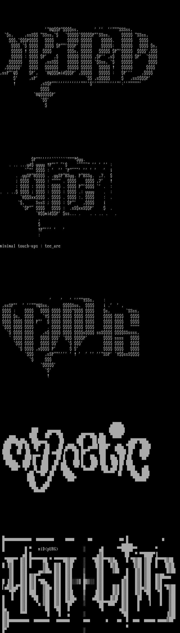ascii colly by midknight