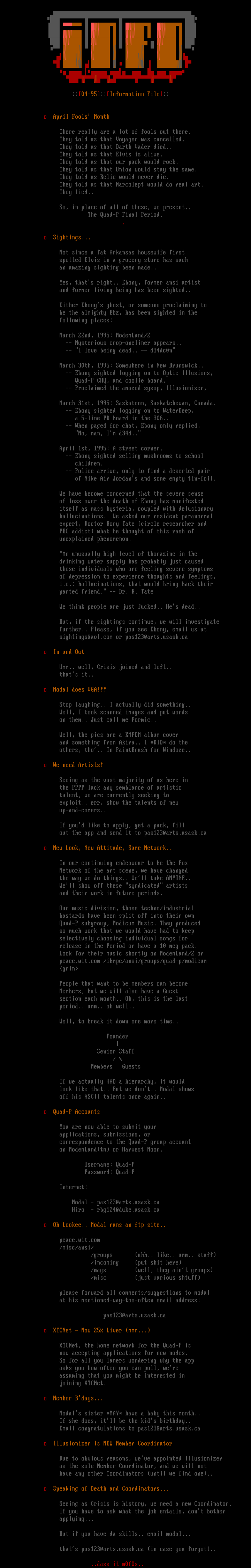 04-95 Info File by Quad-P