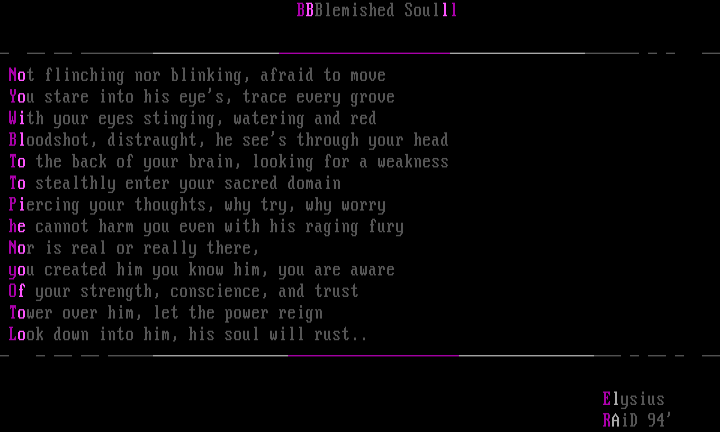 Blemished Soul by Elysius