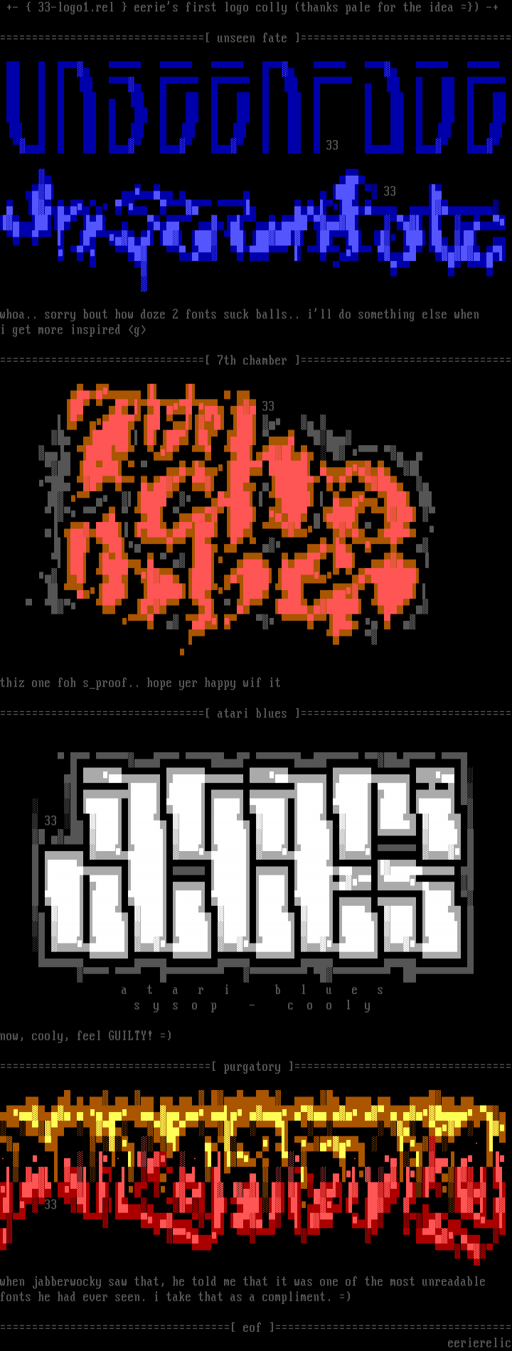 lOGO cOLLY #1 by eERIE