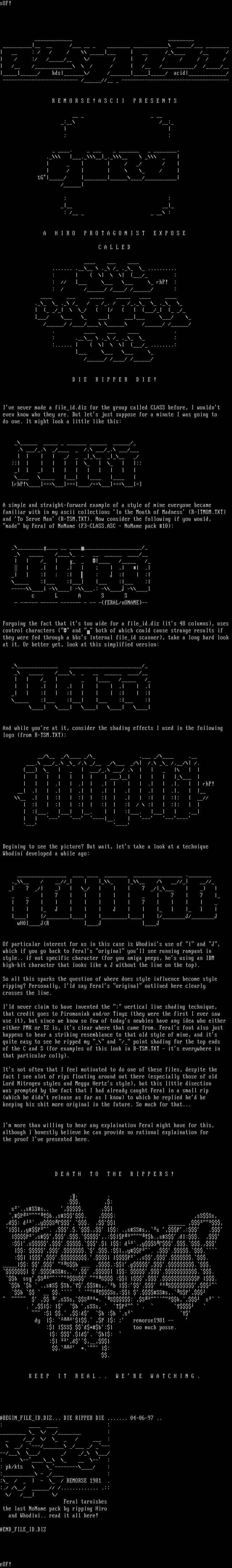 Informational - Die Ripper, Die by Hiro Protagonist