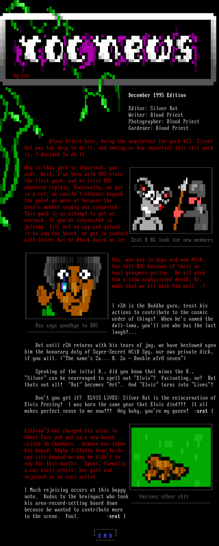December 1995 Newsletter by ROC!