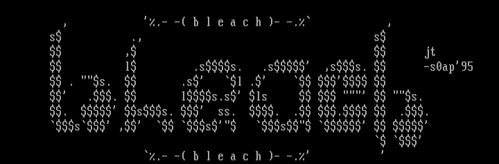 bleach! by jester