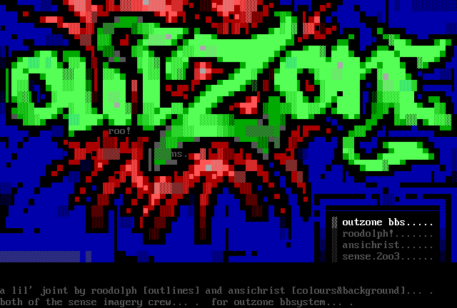 outzone bbs by roo!&ns.