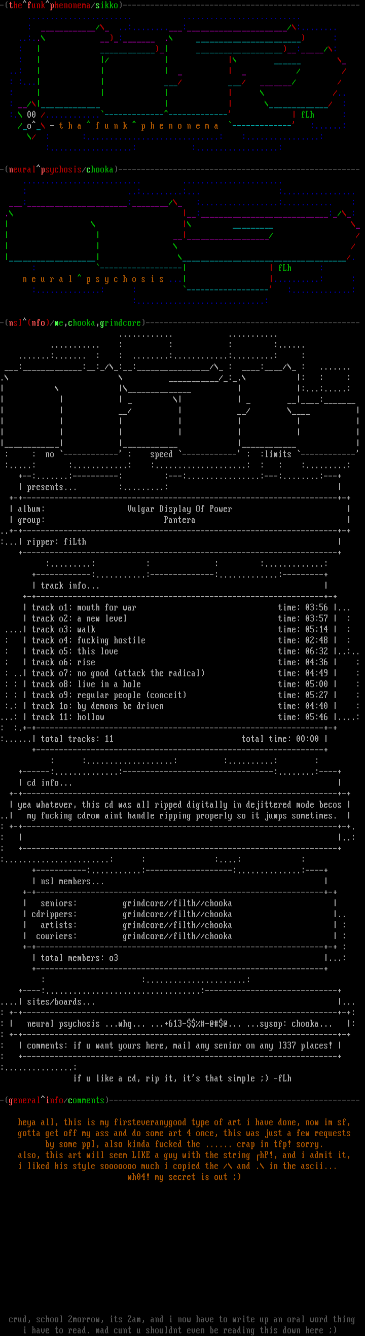 Ascii by Filth