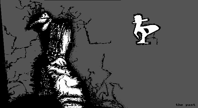 b/w by absence