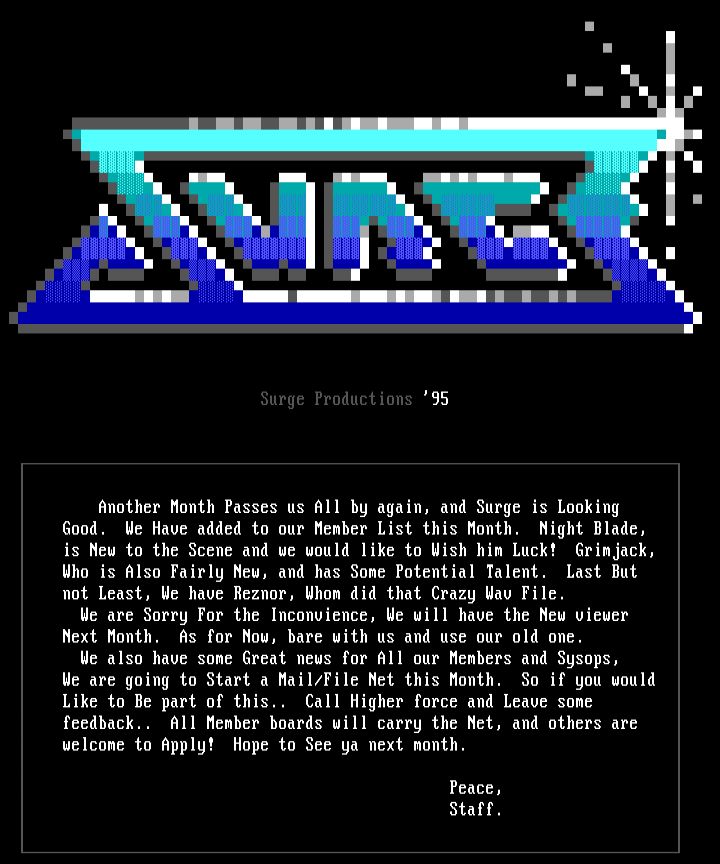 Surge News 02/95 by Staff