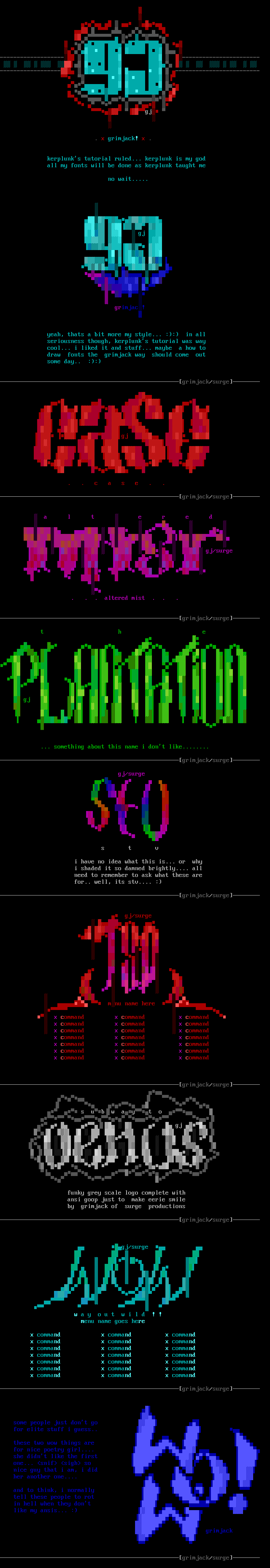 f0nts are 31337 by Grimjack