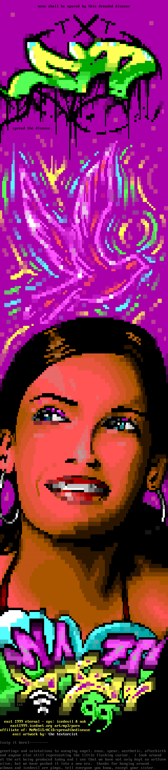 east 1999 eternal by The Textorcist