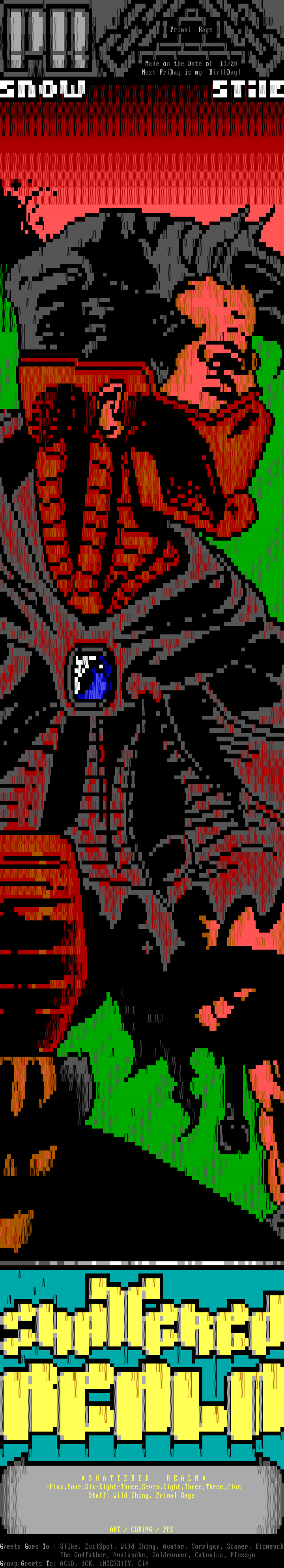 Broken Shattered Realm Logo by Primal Rage