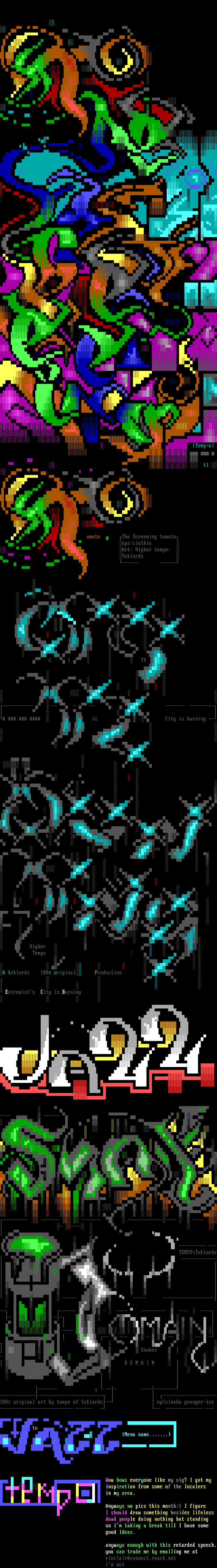 Many Funky Fonts by Tempo