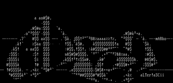 Alter!Ascii by mARko