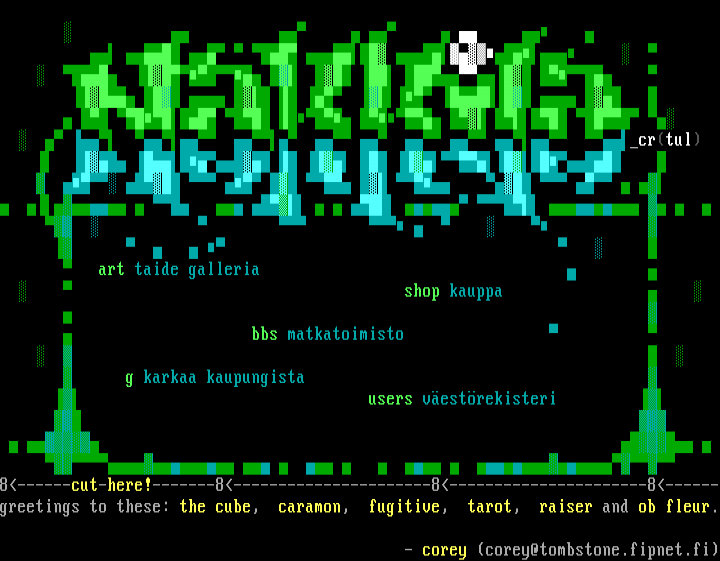 Nakkila mainmenu by Corey