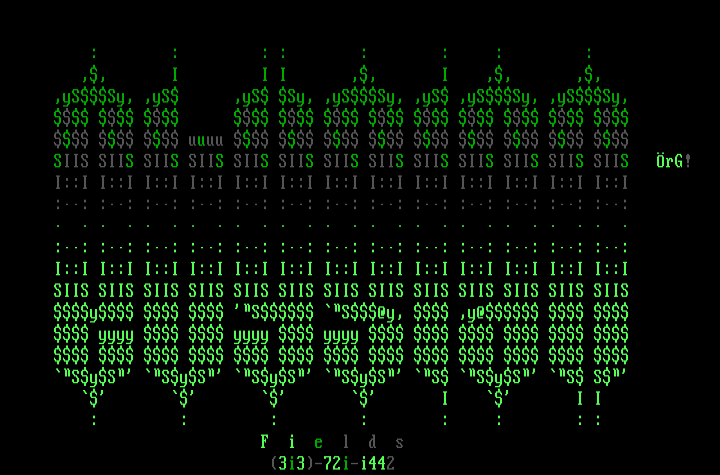 ascii by Organ Grinder