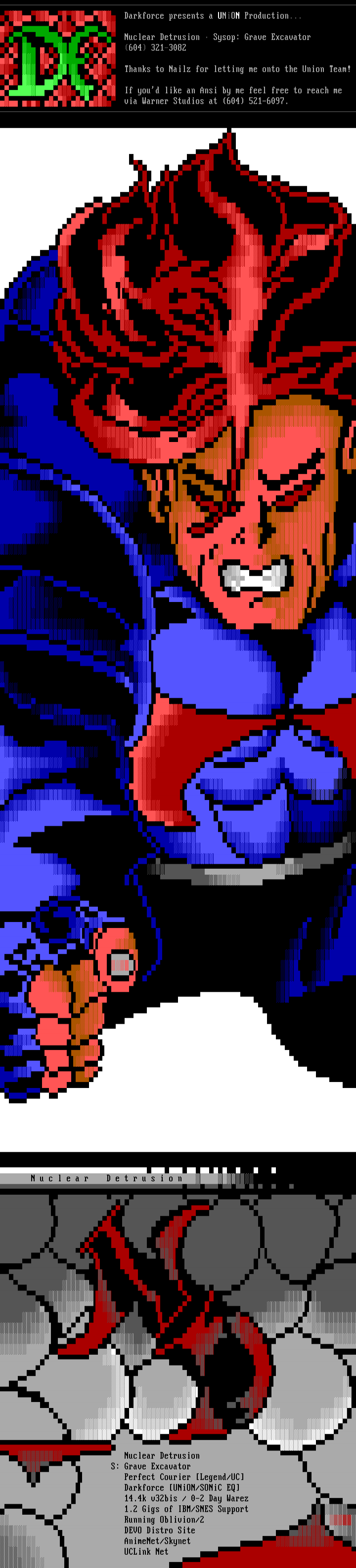 Nuclear Detrusion by Dark Force