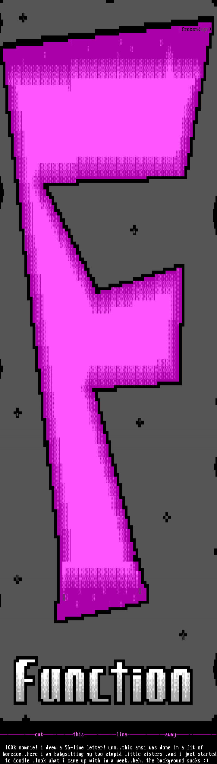 <f>unction by frozen