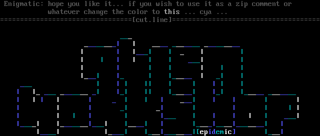 Alien Workshop ASCii by Epidemic