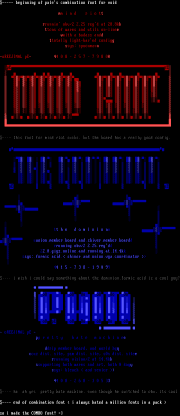 Combination Font #1 by Pale