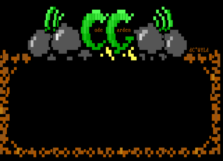 Code Garden Menu by Daddymac