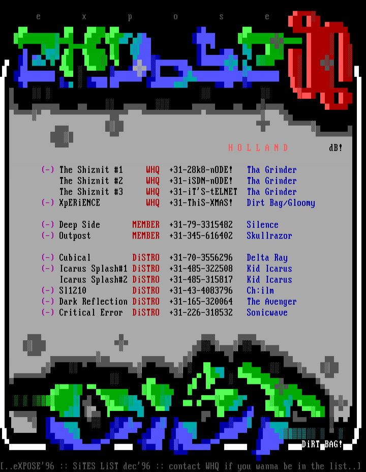 Dec'96 SiTES. by xPO^STAFF